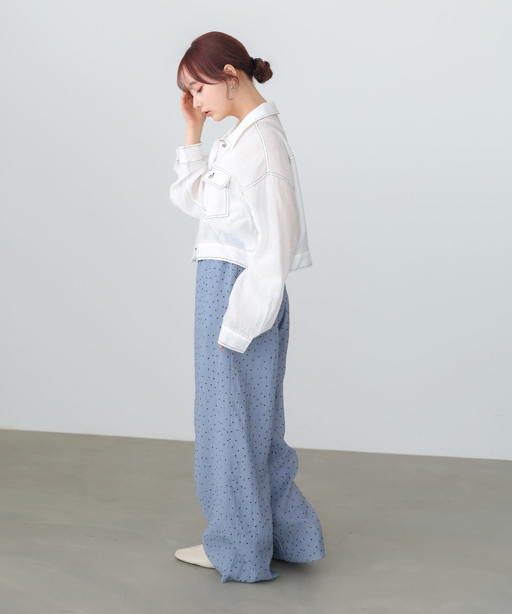 シアーシャツブルゾン