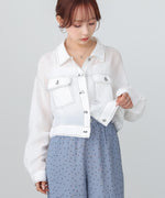 シアーシャツブルゾン