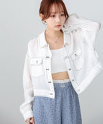 シアーシャツブルゾン