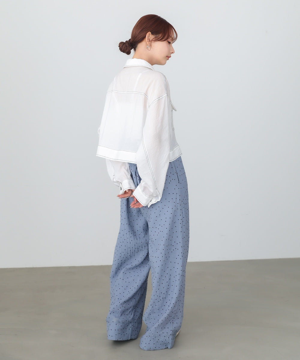 シアーシャツブルゾン