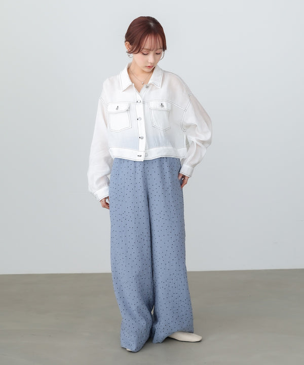 シアーシャツブルゾン