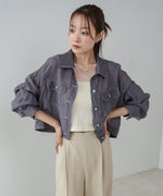 シアーシャツブルゾン