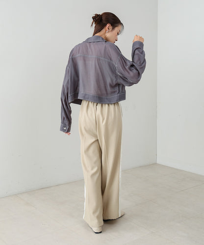 シアーシャツブルゾン