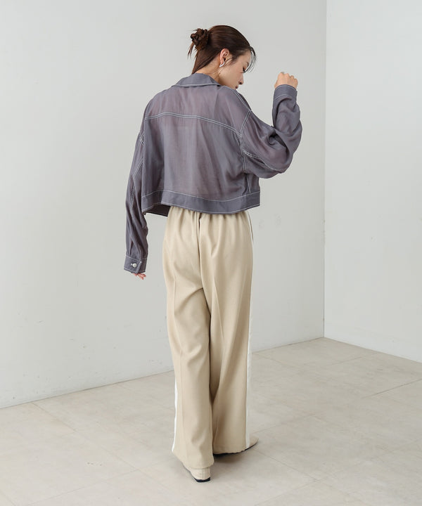 シアーシャツブルゾン