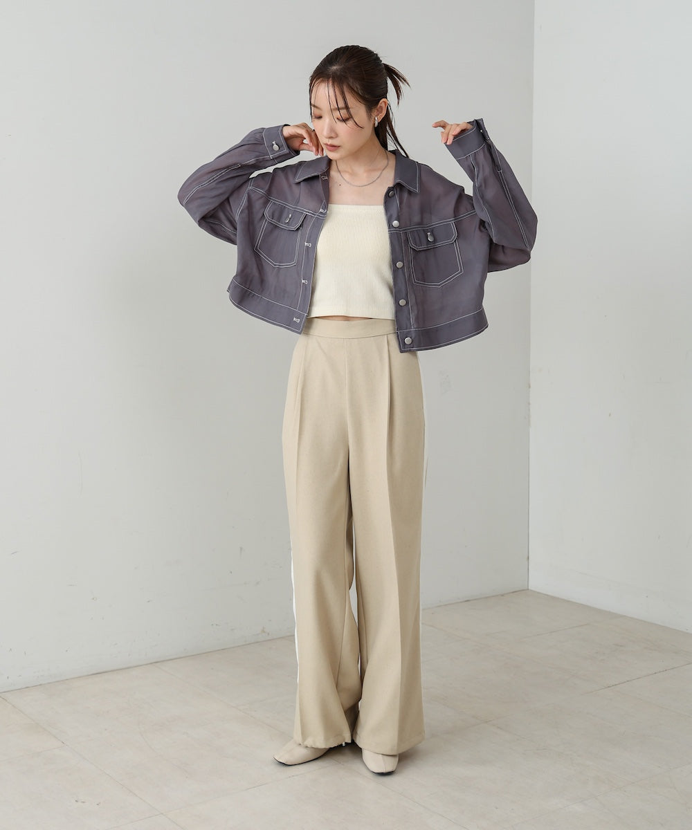 シアーシャツブルゾン