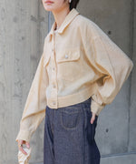 シアーシャツブルゾン