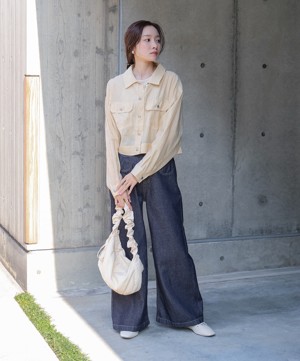 シアーシャツブルゾン