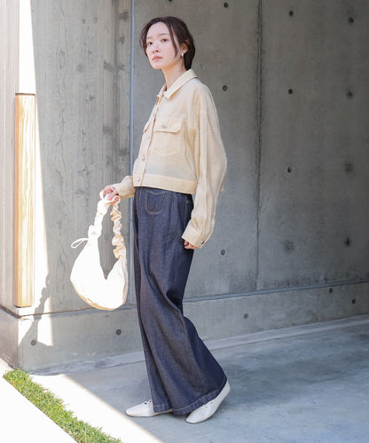 シアーシャツブルゾン