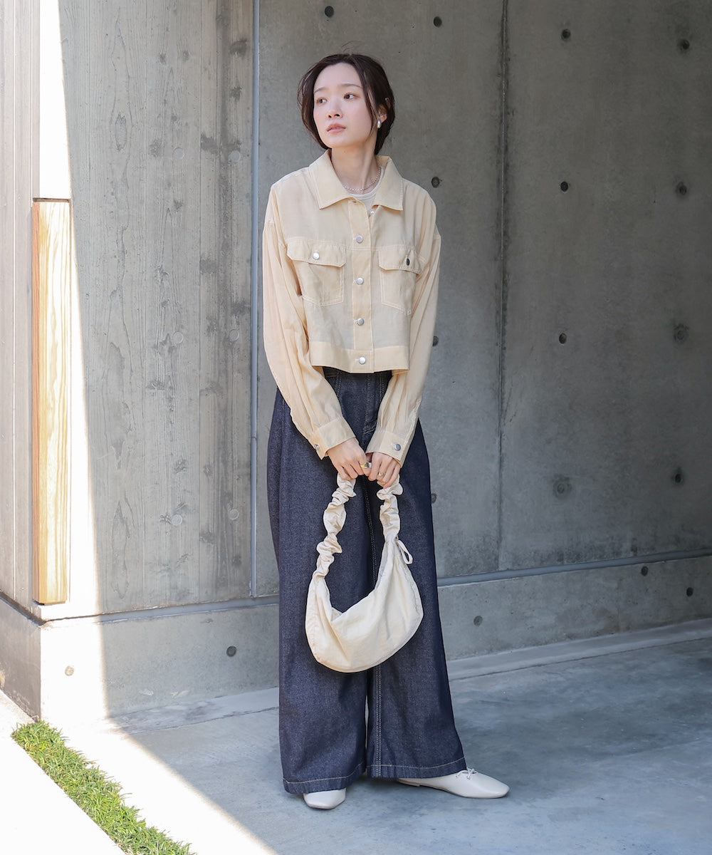 シアーシャツブルゾン