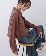 シアーシャツブルゾン