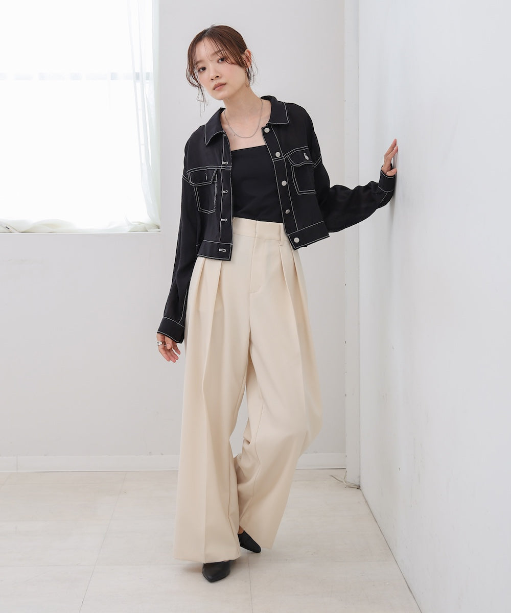 シアーシャツブルゾン