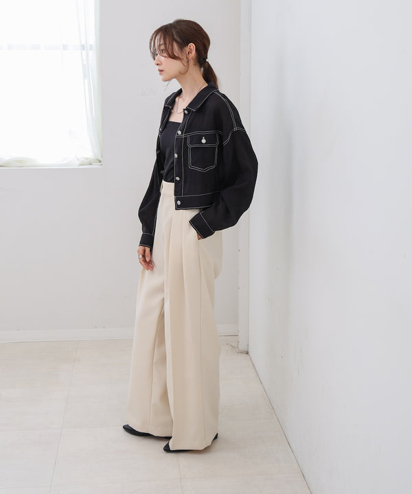 シアーシャツブルゾン