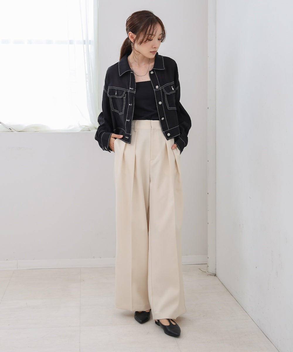 シアーシャツブルゾン