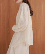 フェザージャガード前後２ＷＡＹロングブラウス