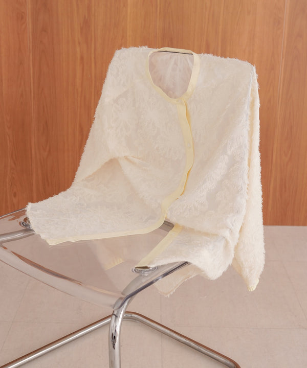 フェザージャガード前後２ＷＡＹロングブラウス