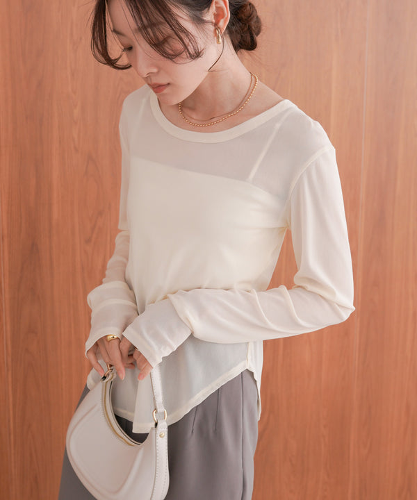 ホックデザインプルオーバー