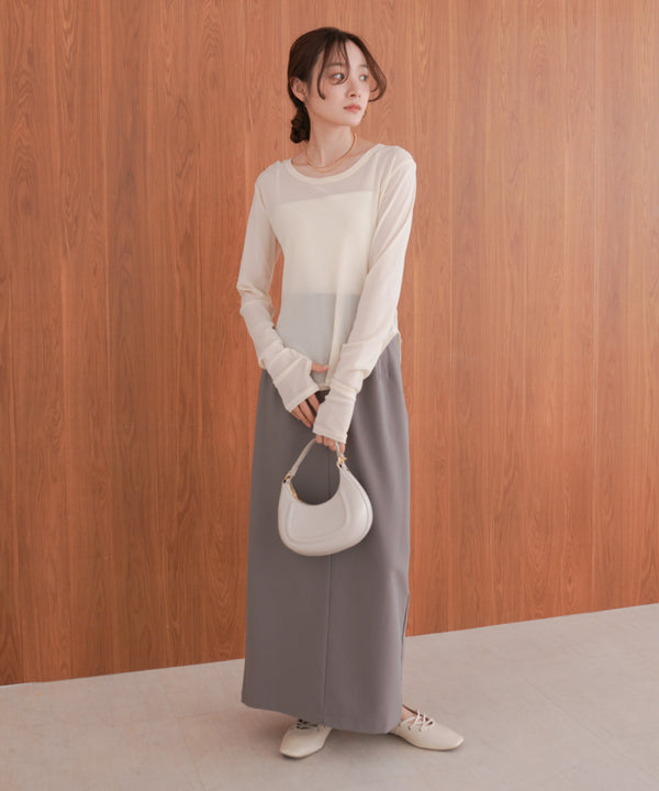 ホックデザインプルオーバー