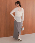 ホックデザインプルオーバー