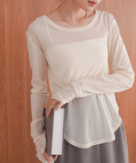 ホックデザインプルオーバー