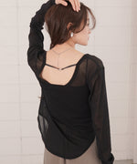 ホックデザインプルオーバー