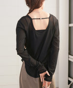 ホックデザインプルオーバー