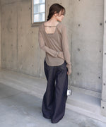 ホックデザインプルオーバー