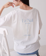 バックロゴ刺繍Ｔシャツ