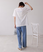 バックロゴ刺繍Ｔシャツ