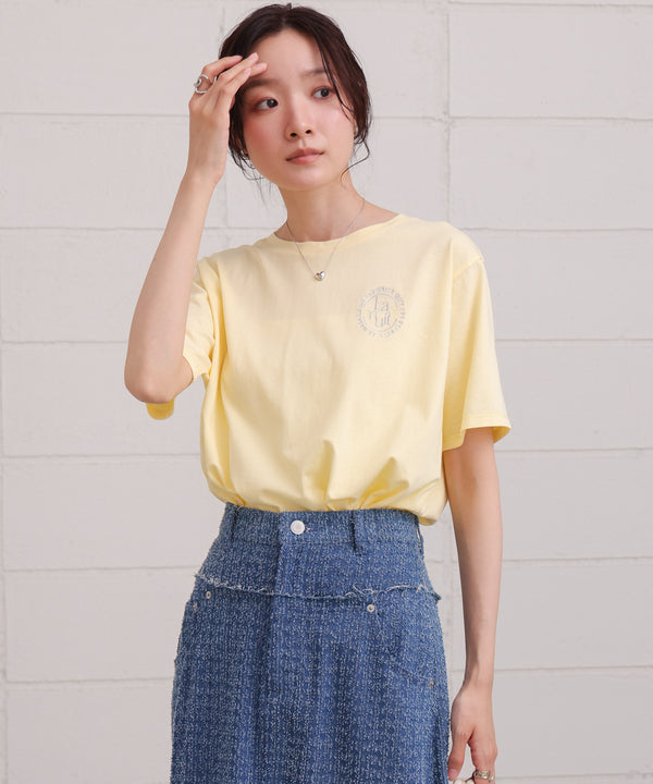 バックロゴ刺繍Ｔシャツ