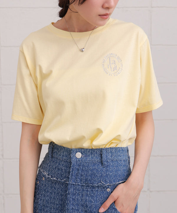 バックロゴ刺繍Ｔシャツ