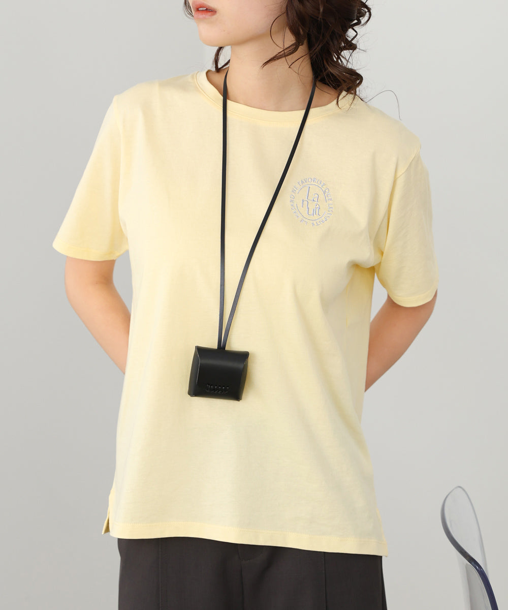 バックロゴ刺繍Ｔシャツ