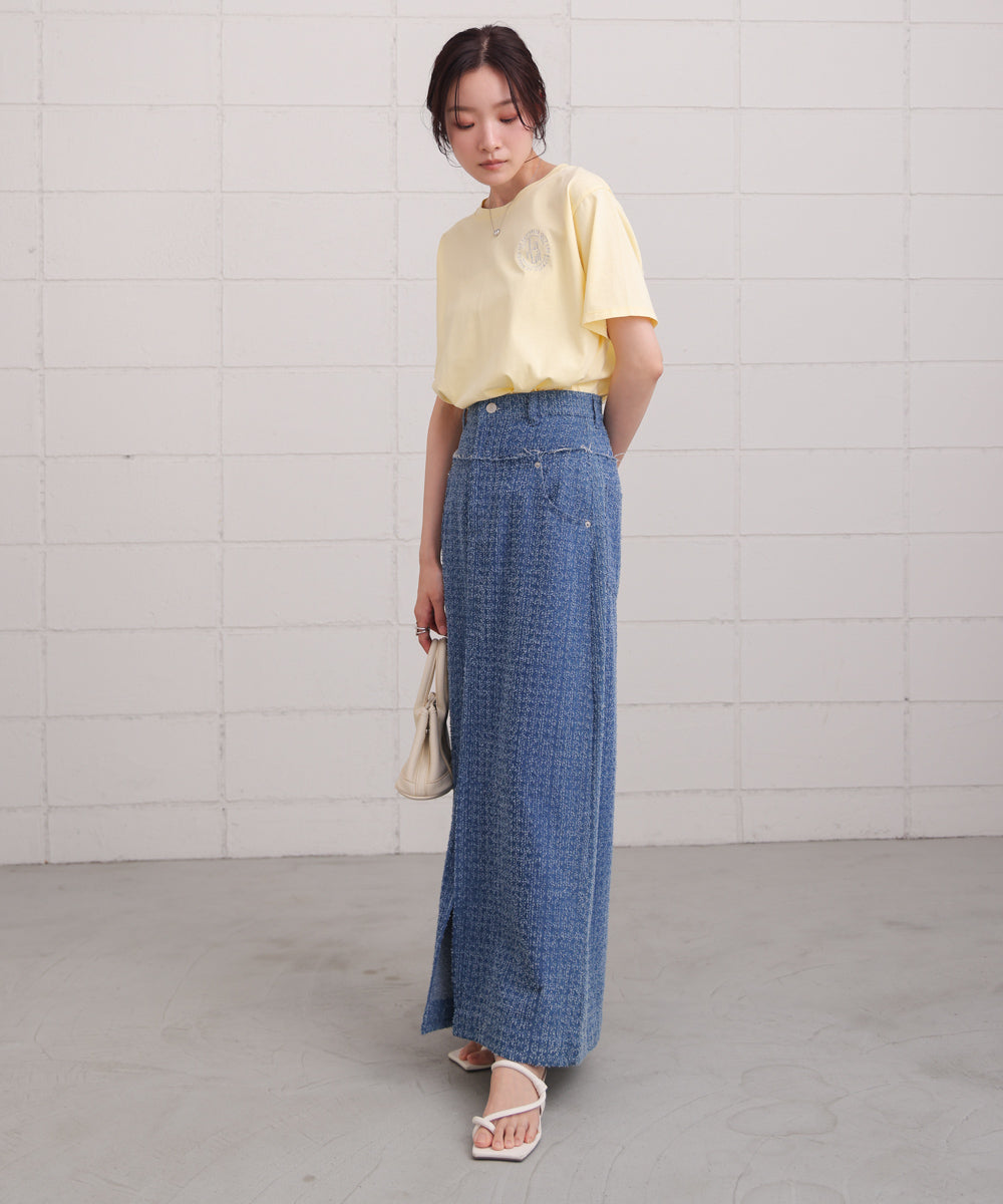 バックロゴ刺繍Ｔシャツ