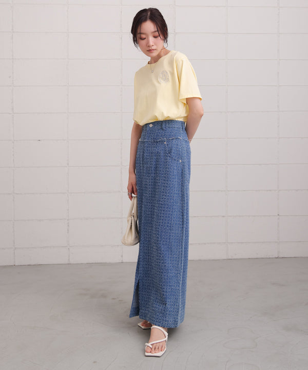 バックロゴ刺繍Ｔシャツ