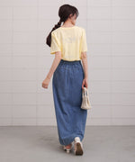 バックロゴ刺繍Ｔシャツ