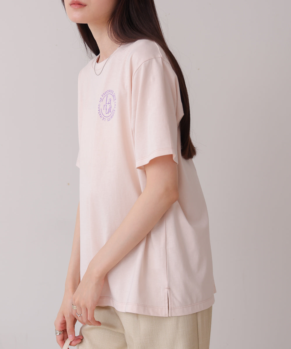 バックロゴ刺繍Ｔシャツ