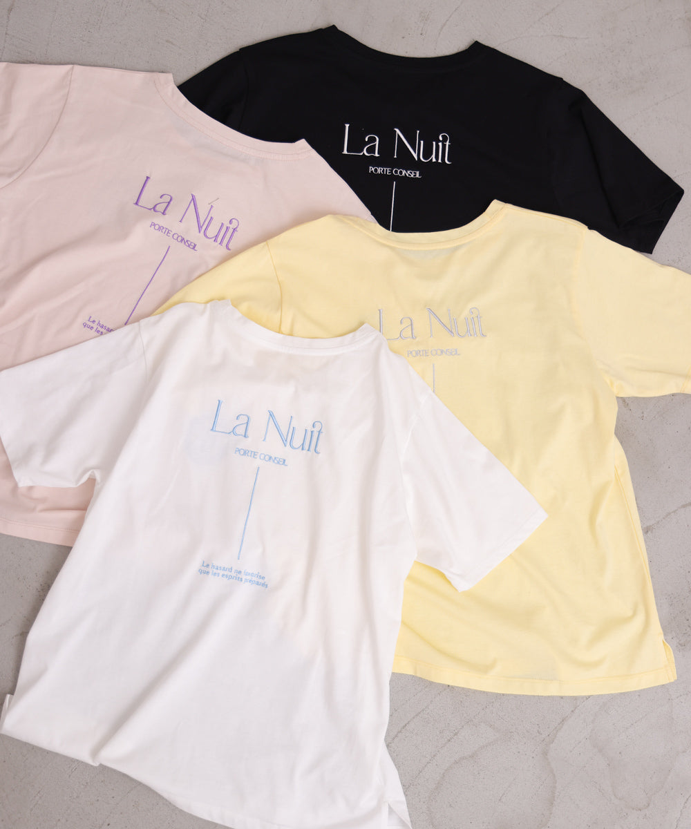 バックロゴ刺繍Ｔシャツ