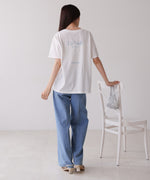 バックロゴ刺繍Ｔシャツ