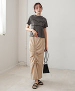 ビスチェライク配色メロウカットソー