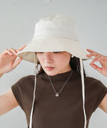 サテンリボン付きハット