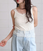 ストレッチレースキャミ