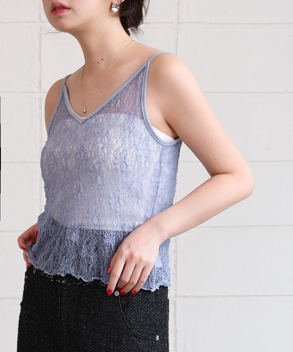 ストレッチレースキャミ