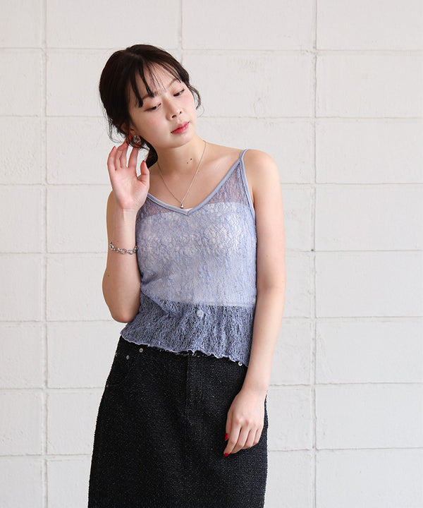 ストレッチレースキャミ