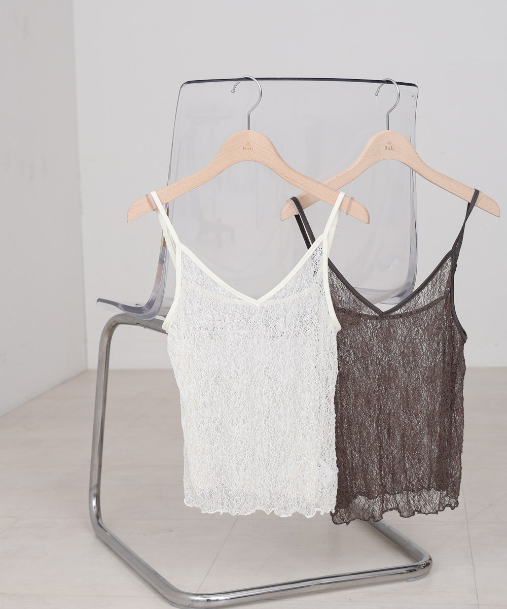 ストレッチレースキャミ