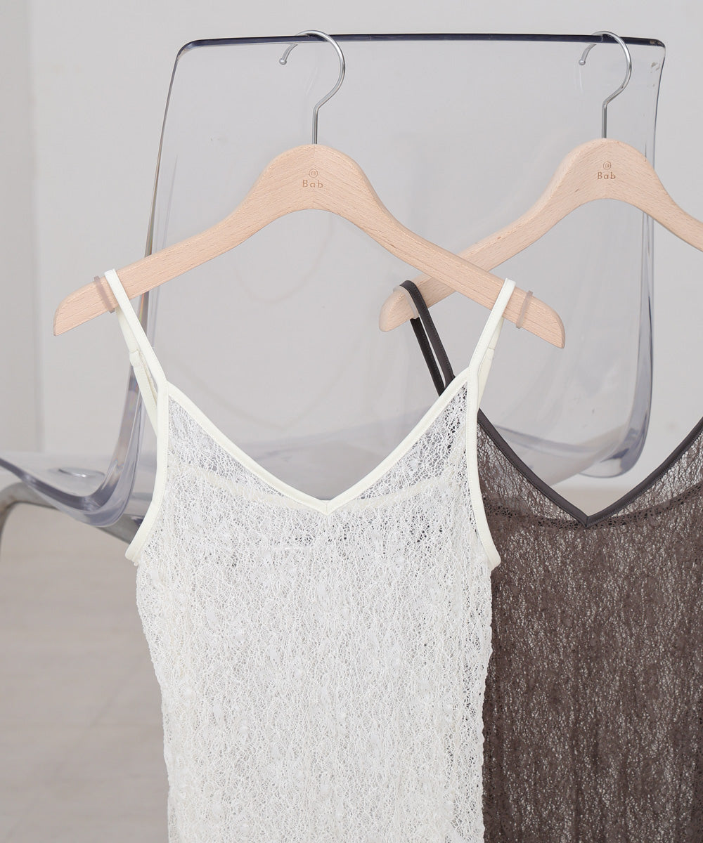 ストレッチレースキャミ