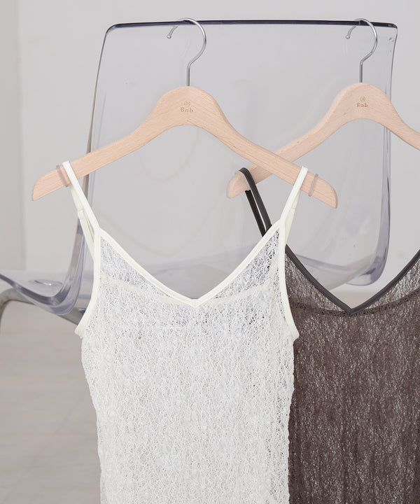 ストレッチレースキャミ