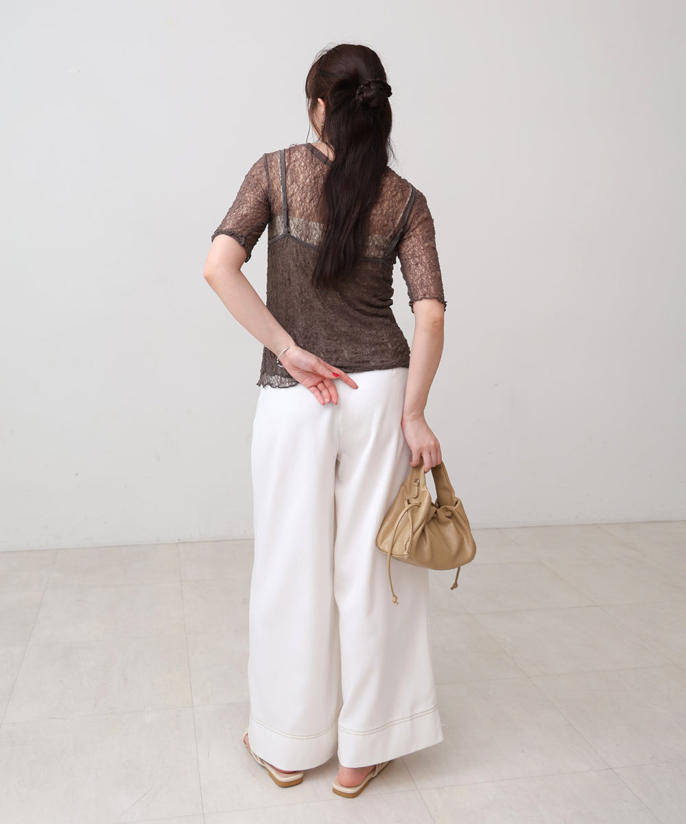 ストレッチレースキャミ