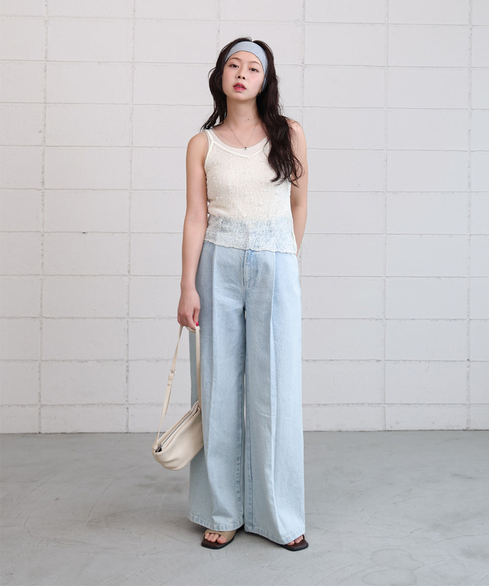 ストレッチレースキャミ