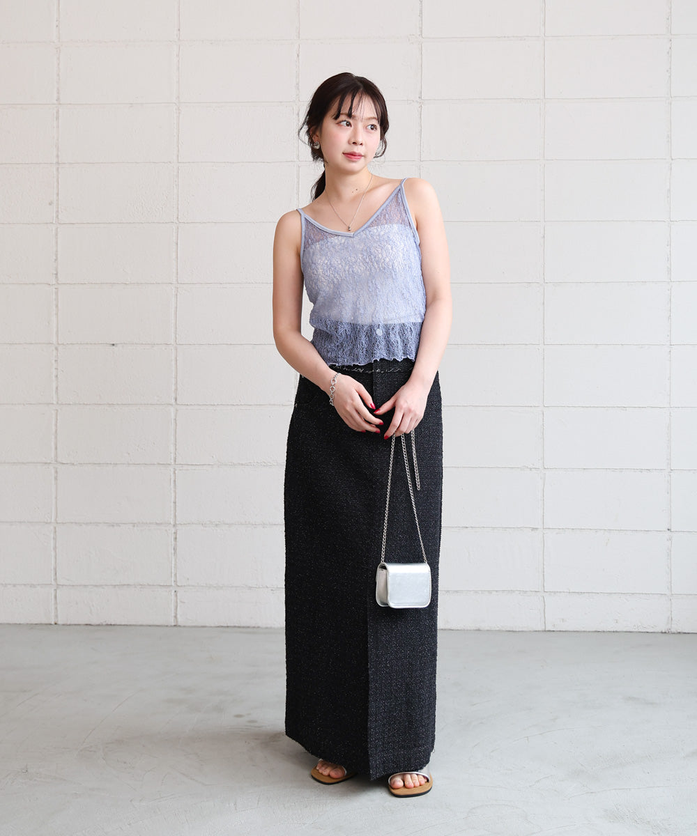 ストレッチレースキャミ