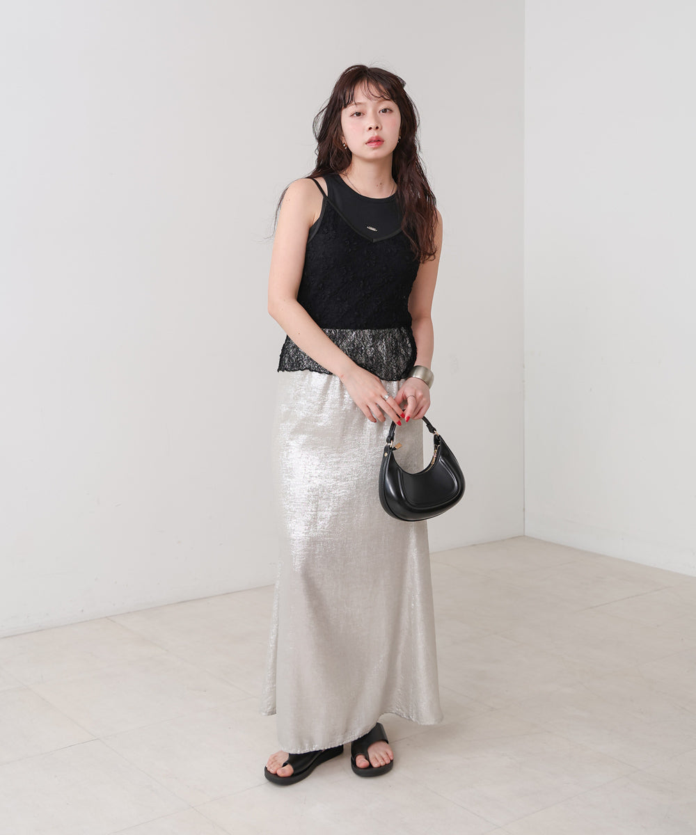 ストレッチレースキャミ