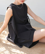 ノースリーブサイドリボンラッシュガード